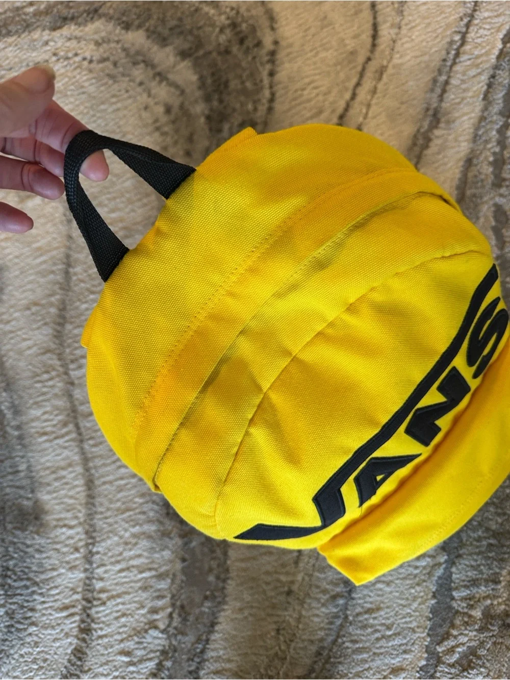 VANS Old Skool III Backpack - Lemon Chrome / yellow Black lettering